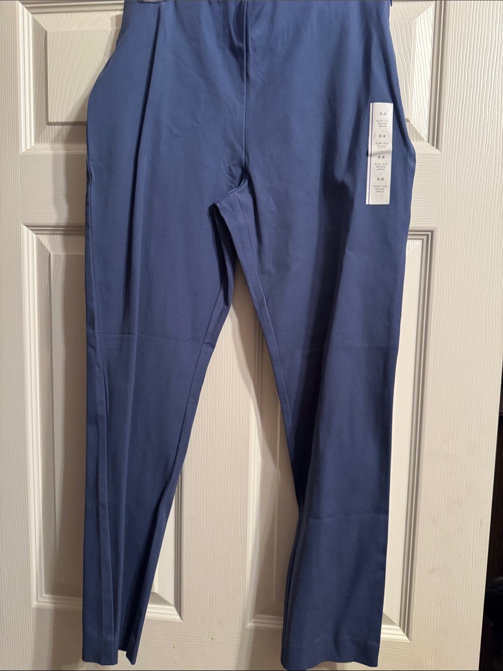 a new day Women's Cropped Ankle Pants in Slate Blue